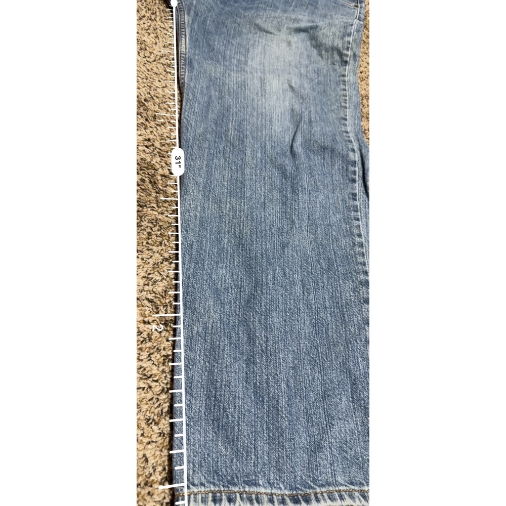 Levis 550 Relaxed Fit Blue Jeans Mens 44x32 Medium Wash Cotton Denim 550-0216 - Picture 7 of 7